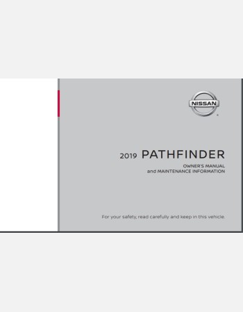 nissan pathfinder 2019 owners manual in english